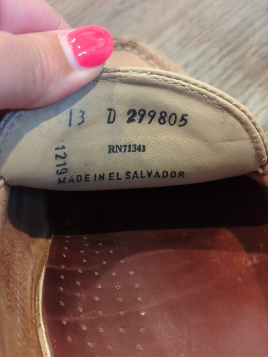 LL Bean Loafers Brown Leather Moccasin size 13D main image 6
